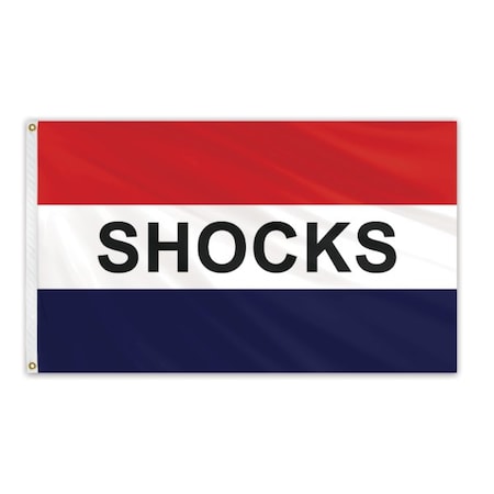 Global Flags Unlimited Shocks Message Flag 3'x5' Standard Flag 204567